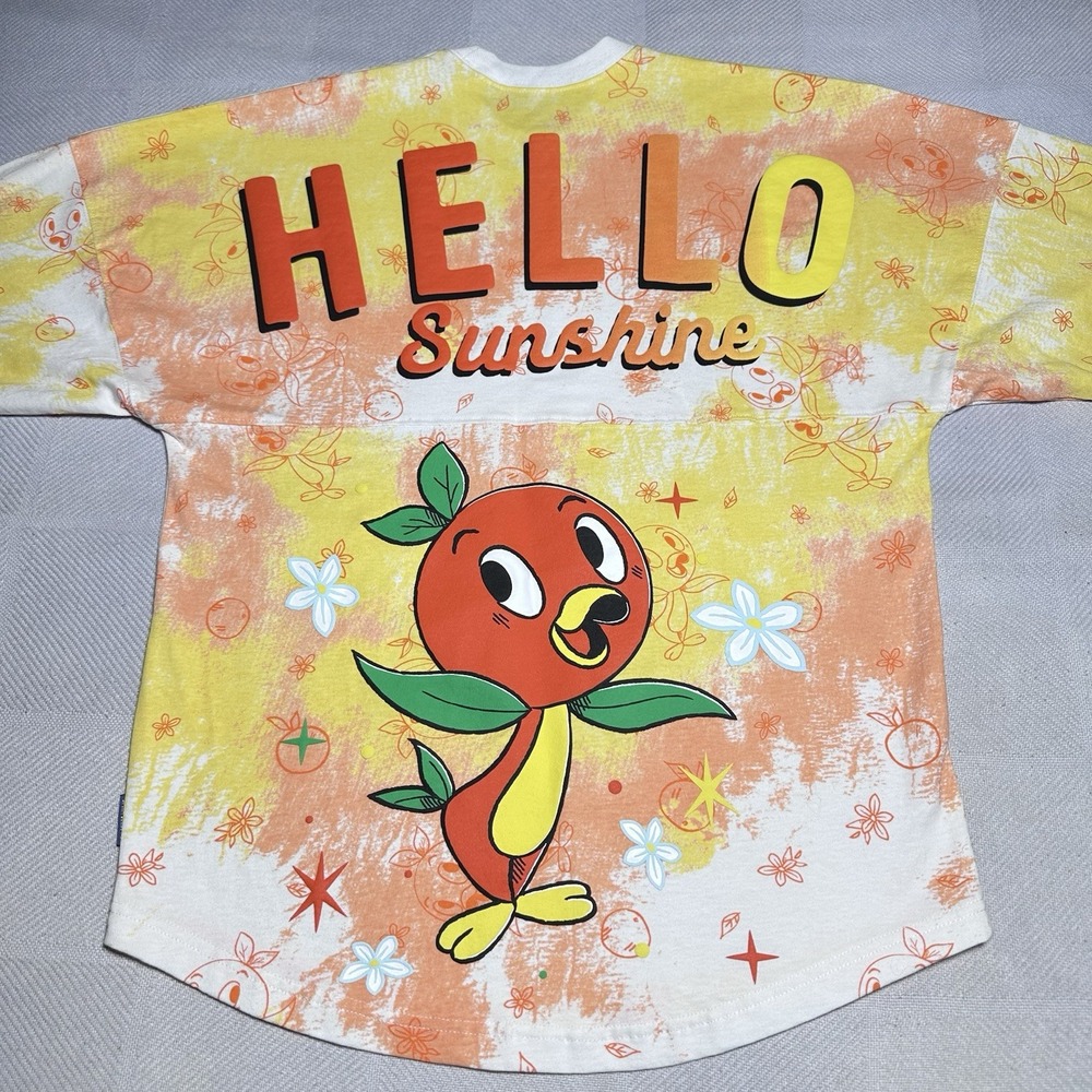 Disney Orange Bird Spirit Jersey Adult XS Hello Sunshine EPCOT Flower & Garden‎